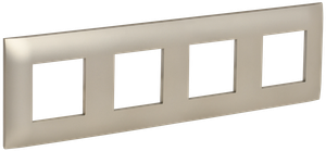 SKANDY Рамка 4-местная SK-F04Sh шампань IEK (IEK) SK-M42-K37