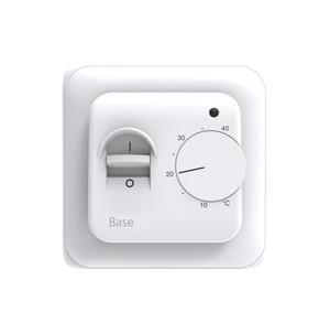 Терморегулятор Ридан Base для теплого пола,  с датчиком темературы на проводе, белый, 16А (ДЕВИ) 21RT0100R
