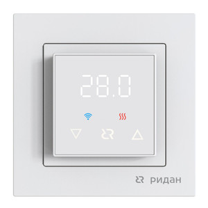 Терморегулятор Ридан Classy c Wi-Fi, с комбинацией датчиков, белый, 16А (ДЕВИ) 21RT0104R