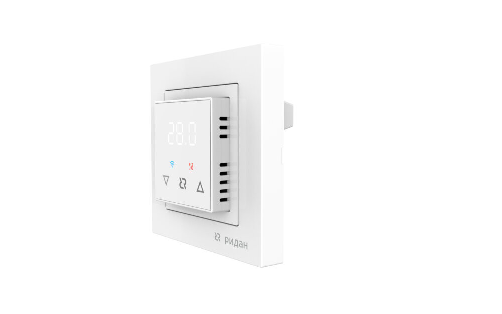 Терморегулятор Ридан Classy c Wi-Fi, с комбинацией датчиков, белый, 16А (ДЕВИ) 21RT0104R
