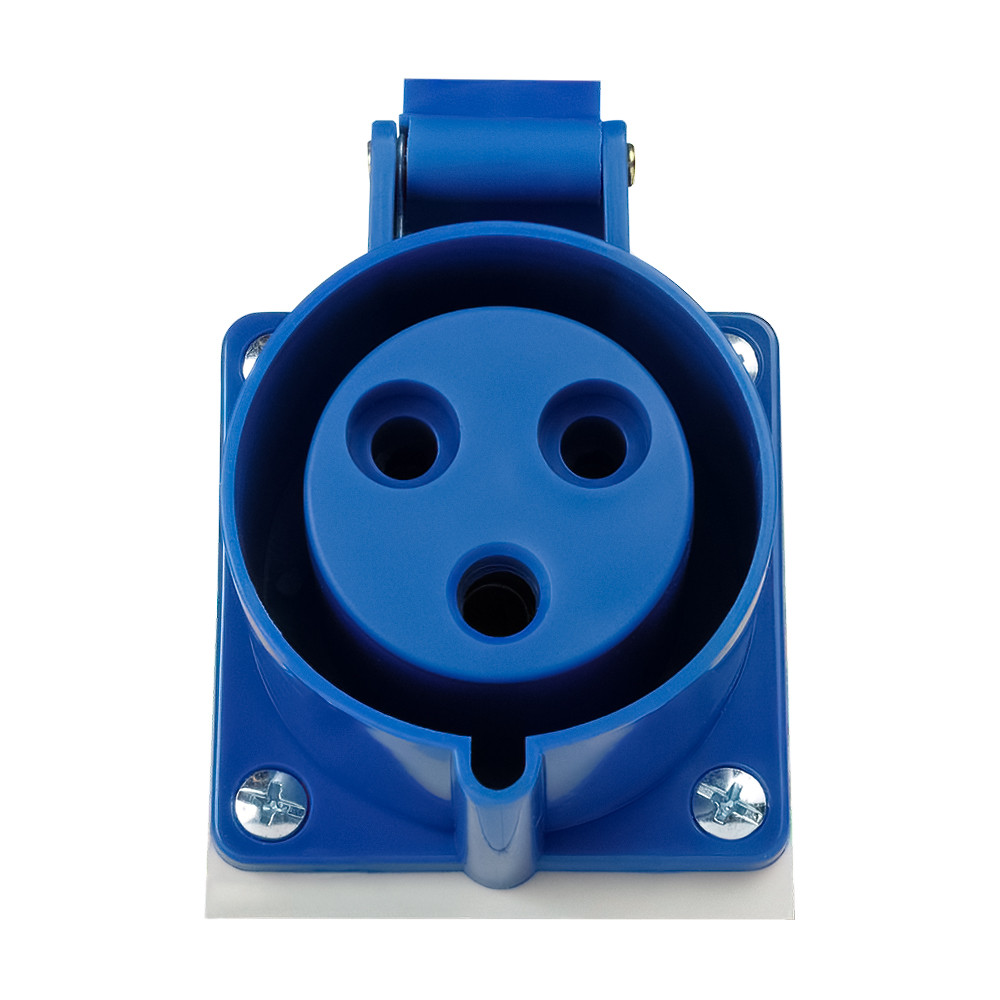 Розетка 123-32А-6h-220AC-2P+PE-IP44 (КЭАЗ) 222747