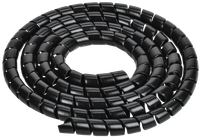 Спираль монтажная СПГ-20 черная (2м/упак) IEK (IEK) USWB1-20-02-K02