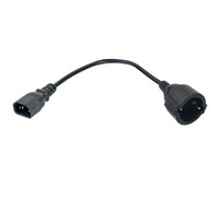 Адаптер PDU 3х1.5 10см с разъёмами C14-Schuko (ITK) PC-C14D-10CM