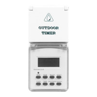 Розетка с таймером (недельная) электронная IP44 16А 3500W (FERON) ТМ23