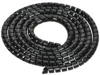 Спираль монтажная СП-12 черная (2м/упак) IEK (IEK) USWB1-12-02-K02