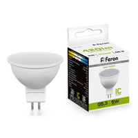 Лампа светодиодная LED 5вт 230в G5.3 белый (FERON) LB-24 25126