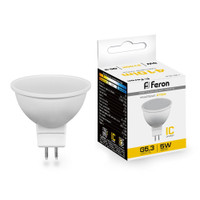 Лампа светодиодная LED 5вт 230в G5.3 теплый (FERON) LB-24 25127