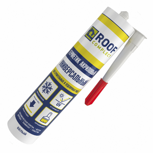 Герметик акриловый Roof Complect белый (300мл) (Руфкомплект) 344831