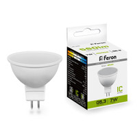 Лампа светодиодная LED 7вт 230в G5.3 белая (FERON) LB-26 25236