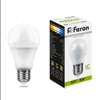 Лампа светодиодная LED 5вт Е27 белый шар (FERON) LB-38 25405