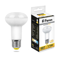 Лампа светодиодная LED зеркальная 11вт Е27 R63 теплый (FERON) LB-463 25510