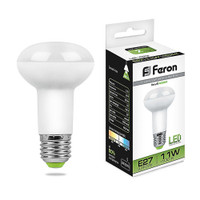 Лампа светодиодная LED зеркальная 11вт Е27 R63 белый (FERON) LB-463 25511