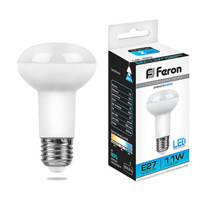 Лампа светодиодная LED зеркальная 11вт Е27 R63 дневной (FERON) LB-463 25512