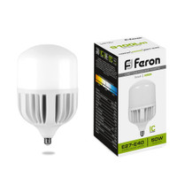 Лампа светодиодная LED 50вт Е27/Е40 белый (FERON) LB-65 25820