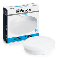 Лампа светодиодная LED 12вт GX53 дневной таблетка (FERON) LB-453 25868