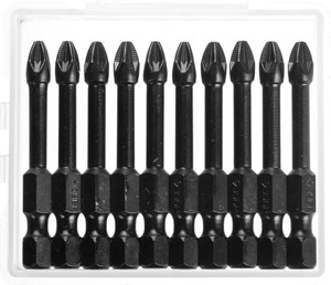 Биты ударные PZ2, 50 мм, 10 шт (ЗУБР) 26023-2-50-S10