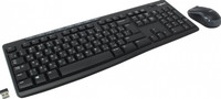 Комплект клавиатура + мышь беспроводной MK270 Ru layout, черный (Logitech) 920-003381
