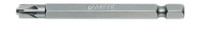 Бита электрика PZ/S 2x70 мм 1/4'' E6.3 Industrial (крест-шлиц, PH/S, ''plus/minus'') для автоматов (WITTE) 264722000