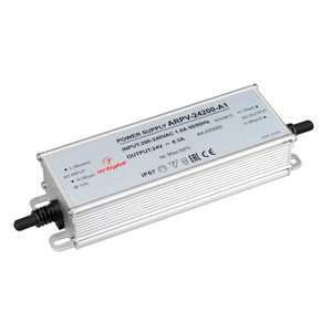 Блок питания ARPV-24200-A1 (24V, 8.3A, 200W) (IP67 металл, 3 года) (Arlight) 033092