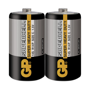 Батарейка солевая Super & Greencell & PowerPlus -2 шт. в пленке (GP) 2690