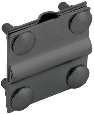 Зажим крестообразный с разделителем полоса/пруток-полоса/пруток 40/12 мм оцинкованная сталь TD (IEK) ZCC18-13-1-12-40