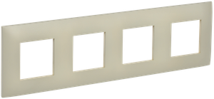 SKANDY Рамка 4-местная SK-F01B бежевый IEK (IEK) SK-M42-K10