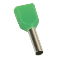 Наконечник штыревой втулочный под два провода НШвИ2 OptiKit T-Shv2-PVC- 1,0-8 (100шт) (КЭАЗ) 278045