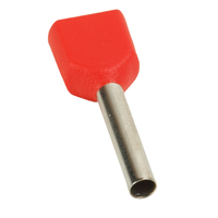 Наконечник штыревой втулочный под два провода НШвИ2 OptiKit T-Shv2-PVC- 1,5-12 (100шт) (КЭАЗ) 278048