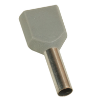 Наконечник штыревой втулочный под два провода НШвИ2 OptiKit T-Shv2-PVC- 2,5-10 (100шт) (КЭАЗ) 278049