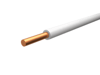 Провод силовой ПУВ 1х2.5 белый однопроволочный (Электрокабель Кольчугино Холдинг Кабельный Альянс (ХКА))