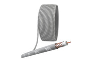 Кабель коаксиальный RG-6U 75 Ом Cu/(оплётка Cu 64%) нг(А)HF цвет серый 100 м (ЭРА) Б0044606