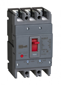 Силовой автоматический выключатель 3P 80A 35кА ВА-332А (Dekraft) 28105DEK