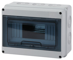 Бокс ЩРН-П-8 модулей навесн.пластик IP65 КМПн-8 (ЭРА) Б0046405