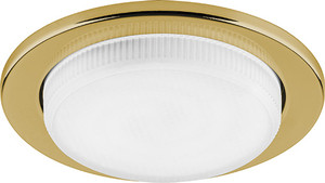 Светильник ДВО-15w GX53 без лампы золото (FERON) DL53 28453