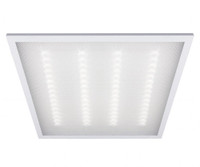 Светильник светодиодный ДВО-36w 595х595х19 6500K 3600Лм призма IP40 (JazzWay) 2853509J
