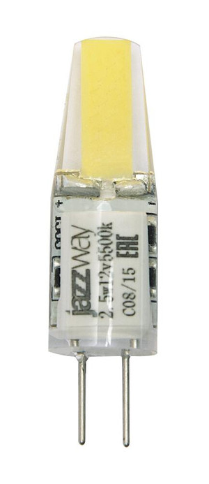 Лампа светодиодная LED 2.5вт G4 12B 200Lm теплый белый COB (JazzWay) 2855749