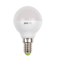 Лампа светодиодная LED 9Вт Е14 теплый матовый шар (JazzWay) 2859570A