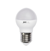 Лампа светодиодная LED 9Вт E27 холодный белый матовый шар (JazzWay) 2859662A