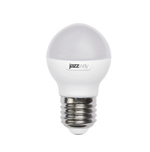Лампа светодиодная LED 9Вт E27 холодный белый матовый шар (JazzWay) 2859662A