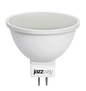Лампа светодиодная LED 9Вт MR16 GU5.3 холодный (JazzWay) 2859785A