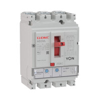 Выключатель автоматический в литом корпусе YON MD250N-TM100 3P 100А 40kA Ir 0.7...1xIn (DKC)