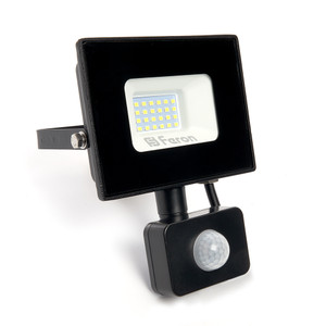 Прожектор светодиодный ДО-30w с ИК датчиком 6400K 2850Лм IP44 (FERON) LL-907 29557