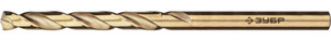 Сверло по металлу, 4.0х75мм, сталь Р6М5К5, класс А, кобальт (ЗУБР) 29626-4