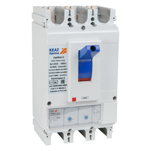 Выключатель автоматический OptiMat D630N-TM400-УХЛ3 (КЭАЗ) 291466