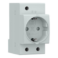 Розетка щитовая на DIN-рейку РДЕ-47 16А (под евро вилку сзаземлением) EKF PROxima (EKF) RDE4716