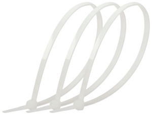 Стяжка кабельная нейлоновая (хомут) 4.8 х 300 мм белая (100 шт/уп) NO-225-159 (ЭРА) Б0065998