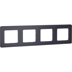 Рамка 4-местная антрацит INSPIRIA (IEK) 673963