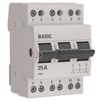Переключатель трехпозиционный 3P 25А Basic (EKF) tps-3-25