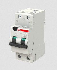 Выключатель автоматический дифференциальный (АВДТ)1П+N 16A 30мА С AC 6кА DS201CR (ABB) 2CSR755080R1164