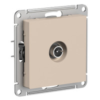 ATLASDESIGN TV РОЗЕТКА оконечная 1DB, механизм, ПЕСОЧНЫЙ (Systeme Electric) ATN001291